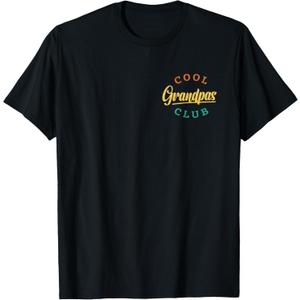 Cool Grandpas Club Pocket Funny Father's Day Cool Grandpa T-Shirt