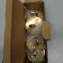 Adhesive Hooks Heavy Duty Waterproof in Shower Hooks for Hanging Loofah, Towels, Clothes, Robes for Bathroom Removable Adhesive Wall Hooks Door Hook Stainless Steel Stick on Hooks 4 Pcs (Gold)