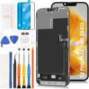 13 Pro Max 6.7" Soft OLED LCD (120Hz Support | Sensor Flex) Screen Replacement Assembly for iPhone 13 Pro Max Display Repair Tools Kit A2643 A2484 A2641 A2644 A2645
