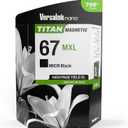 HP 67 MXL Titan-Magnetic (MICR 3-in-1) Black Ink Cartridge Replacement of HP 67 and 67 XL, Works with HP DESKJET 2723,2734,2755,2855,4133,4155,4255, Envy 6055,6075,6455,6475