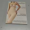 High-Waisted Shapewear Shorts for Women, Tummy Control (Beige, M)