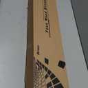 Allesin Faux Wood Blinds 2 inch Slat Cordless Design Room Darkening Blinds for Indoor Windows Easy to Install & Durable Horizontal Windows Blinds Inside/Outside Mount,22" W x 48" L,Pearl White