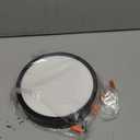 ZAGO 7 Inch Flush LED Lights with Emergency Battery Backup, Wafer Round Disk Light Emergency Kit, Edgelit, 120-277V, Dimmable, 15W, 920LM, 5CCT Selectable, ETL/Wet Rated, Black