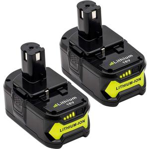 KINGTIANLE 2packs 6.0Ah 18V Replacement Battery for Ryobi 18V Lithium Battery P102 P103 P105 P107 P108 P109 Ryobi ONE+ Cordless Tool Battery