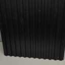 Art3d Slat Wall Panel, 3D Fluted Textured Panel 12-Tile 19.7 x 19.7in. - Cover 32 Sq.Ft., Black