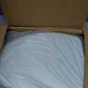 Bemis 1500EC Durable Wooden Toilet Seat, Easy Clean Hinges, Made in USA, Elongated, White