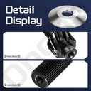21.8 inch Steering Shaft with Bushing 738-0919A Replacement for MTD Troy-Bilt Murray Craftsman T1000 LT1500 LT2000 LT2500 Lawn Tractor Parts Replaces 753-04517 738-0919 738-0919B 76-044