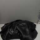 Juicy Couture Twin XL Size Satin Bed Sheet Set, Deep Pocket Silky Twin XL Sheet Set with 1 Fitted Sheet, 1 Flat Sheet, 1 Pillow Case, Wrinkle Resistant and Anti Pilling Bed Sheets - Black