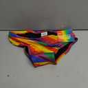 Speedo Powerflex Eco Speedo Men Rainbow sliced square Pride swim Brief Swimwear, 32
