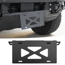 Front License Plate Bracket Compatible with Ford Bronco Accessories 2/4Door 2025 2024 2023 2022 2021, License Plate Mounting Holder Frames Fit for Bronco HeavyDuty Modular Bumper