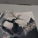 Japanese Mouse Pad, Large Japanese Desk Mat, XL Anime Gaming Keyboard Mat, Non-Slip Rubber Base, Big Extended Desk Protector for Home Office, 31.5x11.8 (Cherry Blossom)