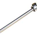 WHK 12 Inch Frost Free Outdoor Faucet Sillcock 1/2 x 3/4 Inch MHT, Frost Proof Outdoor Faucet Bib with 1/2" Push-to-Connect Plumbing Fittings, Brass Push Fit Connector for Copper, PEX, CPVC Pipe