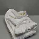 Waffle Heated Throw Blanket, Machine Washable Electric Blankets Fast Heating with LCD Controller, 6 Heat Levels & 1-4H Time Settings, ETL Certified Heat Throw for Couch, White, 50" x 60"