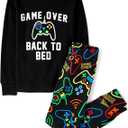 The Children's Place boys 100% Cotton Long Sleeve Top and Pants,2 Piece Pajama Set 12