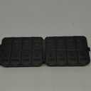 Foldable & Portable Pill Organizer 2 Times A Day with Extra Compartments - Etched Labels - Weekly 7 Day AM PM Medicine Box, Week Daily Travel Pill Case Holder Dispenser for Vitamin, Supplement - Black