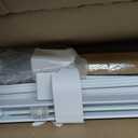 No Drill Cordless Vinyl Mini Blinds,White,35.5" W x 64" H | 1",No Tools,Horizontal Window Blinds,Light Filtering,Indoor Windows