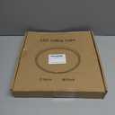 Hunhun 2 Pack 3200lm LED Flush Mount Ceiling Light 28W 12 Inch 5CCT Adjustable Super Slim 0.87 inch Round Ceiling Lamp for Bedroom, Living Room, Kitchen, Laundry - Black