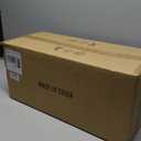 tewei 17.3'' Large Outdoor Pendant Lantern Light for Porch, 2-Light Black Metal Exterior Hanging Pendant Light Fixture Dusk to Dawn, Ceiling Hanging Chandelier Lighting for Foyer, Entryway, E12