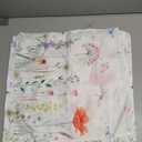 Spring Colorful Floral Cloth Napkins Set of 4, Holiday Napkins for Baby Shower, Farmhouse Watercolor Flowers Washable Reusable Dinner Napkin for Cocktail Wedding Party, 20 x 20 Inch