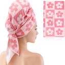 40 x 24 Inches Large Microfiber Hair Towels Quick Dry Hair Towel Wrap for Women, Suitable for Home, Recreation, Beach, Yoga, Gym, Camping, Etc