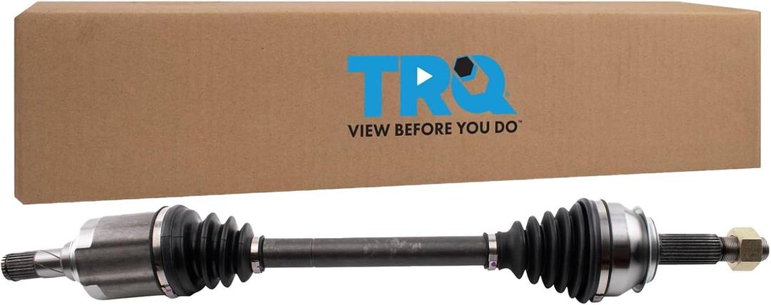 TRQ Front Driver Side CV Axle Assembly Compatible with 14-16 Nissan Rogue US Built 14-16 Rogue 1st VIN Digit K 17-19 Rogue S SV SL US Built 2018 Rogue S SV SL 2019 Rogue S SV SL 1st VIN Digit J