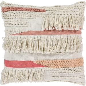 Livabliss Fulla 20" L x 20" W Pillow Cover, Peach