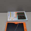 FLUESTON LCD Writing Tablet, 10 Inch Doodle Board Toys Gifts for 3-8 Year Old Girls Boys, Colorful Electronic Board Drawing Pad for Toddler Easter Basket Stuffer for Kids, Educational Travel Toy (11"W x 7.5"H, Orange)