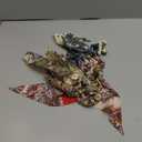 Aodes 4 Pieces Silky Satin Chiffon Hair Ties with Long Ribbon Bow Scrunchies, Ponytail Holders Rubber Bands, Knotted Bow Silk Hair Ties for Women and Girls