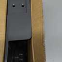 No-Drill Black Suction Corner Shower Caddy  Rustproof ABS Plastic Wall-Mounted Bathroom Organizer Rack, Space-Saving Shower Shelf