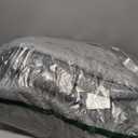 Flannel Fleece Queen Comforter Set - Furry Grey Leaves Pattern Faux Fur Bed Set, Winter Ultra Soft Fuzzy Comfort Set, Velvet Bedding Set for Bed with 2 Pillow Cases (Queen(88"x88"))