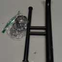 Black Handicap Grab Bar w/Toilet Paper Roll Holder, Zepolu 2-in-1 Safety Assist Bar Balanced Support Handle 17 Inch, Stainless Steel Wall Mounted Bathroom Toilet Grab Bar for Senior Elderly Disabled