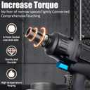 TONYNOL 3/4" Drive Deep Impact Socket Set,14 PCS,SAE (1"-2"),6-Point