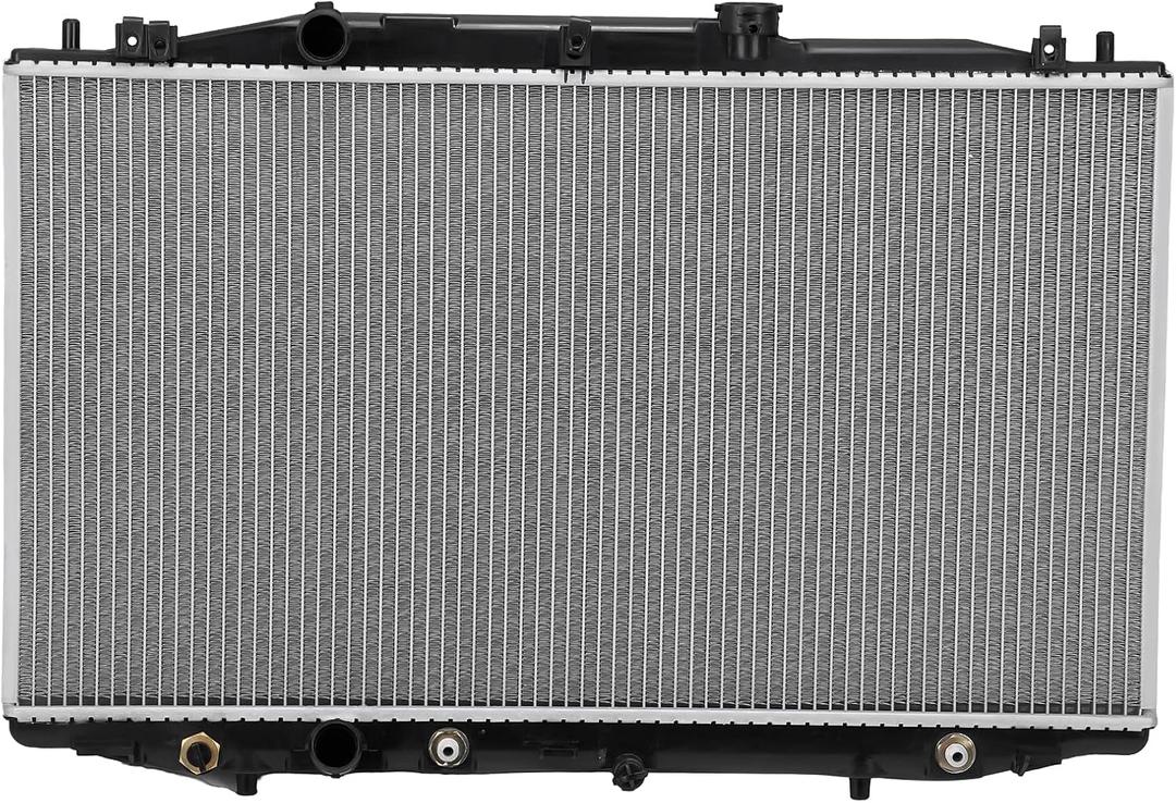 BDFHYK CU2599 Aluminum Radiator Compatible with Honda Accord 2003-2007 2.4L l4 Replace CCU2797, 2797,2599,3185,19010RAAA11,19010RAAA72,19010RJEA01,19010RAAA81,19010RAAA71,19010RAAA12,19010RAAA11