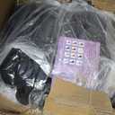 WELMATCH Black Stretch Spandex Chair Covers Wedding - 50 PCS Banquet Events Party Universal Dining Decoration Scuba Elastic Chair Covers Good (Black, 50)