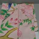 Hillsuren Mahjong Tablecloth 55" x 55" Elegant Bird Cute Floral Flower Polyester Square Instructional Design with Rules for Family Game Night Party Favor Supplies(Elegant)