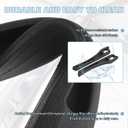 2 x 2PCS Car Seat Gap Filler Organizer,Upgraded Car Side Seat Gap Fillers with Dual Slot Design,in Between Cars Seats Catcher Cars Accessories for Filling 1.3-1.4 Inch Gaps