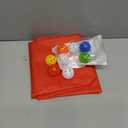 Kathfly Red Hole Tarp Team Building Game 98 x 70 Inch Learning Fun Team Building Games for Work with 8 Pcs Team Building Ball for Teamwork Group