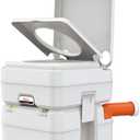 SEAFLO Portable Toilet for RV, Boat, and Camping (5.3 Gallon - Multifunctional)