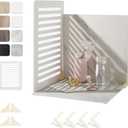 4PCS 16x16 Inch Backdrop Boards, 1PC 15x19 Inch Window Shadow Pane, 1PC Light Cone with Backets & Holders, Background Kit for Small Product Food Make-up Product Studio, BEIYANG