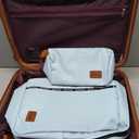 Carry On Luggage Set 22x14x9 Airline Approved Luggage Sets 3 Piece,Suitcases with Wheels,ABS Hard Case Luggage with TSA Lock Spinner Wheels(20 Inch,BP/TB)