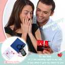 To My Love Anniversary Keychain for her him, Valentines Anniversary Birthday Meaningful Gifts for Boyfriend Girlfriend Husband Wife. Greeting Card Love Keyring for Men Women Lover Soulmate3