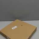 AKCISOT Wall Clock 12 Inch, Non-Ticking Silent Battery Operated Analog with LCD Display for Perpetual Calendar and Temperature, Ideal Modern Decor for Home, Bedroom, Kitchen, Office (Black)