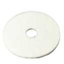 3M White Super Polish Floor Pad 4100, 16", 5/Case, Polish Wood Floors, Spray Cleaning or Dry Buffing Soft Finishes