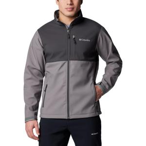 Columbia mens Ascender Softshell Jacket (Large, City Grey/Shark)