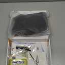 MINLEE Brown Highlight Wig with Bangs for Women 14 Inch Short Bob Wavy Curly Wig Brown Mix Blonde Hair Wigs Heat Resistant Synthetic Wigs