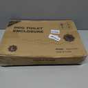 Dog Litter Box, Pee Pad Holder Foldable, Indoor Dog Potty Tray for Puppy & Medium Dogs, High Walls, Seamless, No Assembly, Waterproof, Easy to Clean, No Spill, Portable for Travel