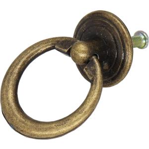binifiMux 8pcs Antique Vintage Cabinet Drawer Cupboard Dresser Furniture Drop Ring Knobs Pulls Handles,Bronze, Single Hole