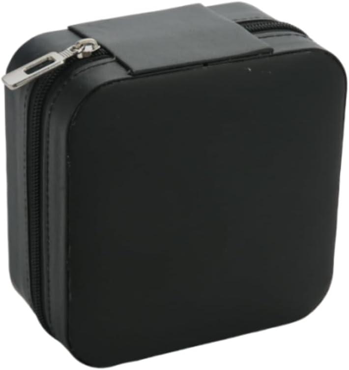 Bridesmaid Proposal Gifts Travel Jewelry Case Bachelorette Party Favors Small Jewelry Box Bridesmaid Gift Organizer Storage Box (1, black)