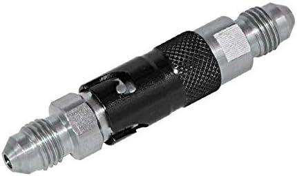 Stainless Steel Motorcycle AN3 3AN Front Brake Fluid Quick Removal Cover Replace Brake Line Disconnect Fitting Dry Break Coupling Black