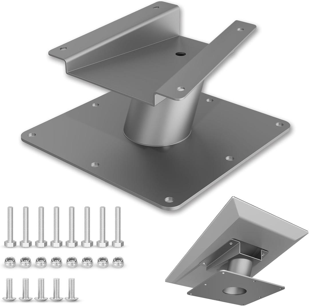 Heavy Duty Starlink Performance Gen 3 Marine Mount, Ybervont Stainless Steel Starlink Performance Roof Flat Mount Kit, Fits Boat, RV for Extreme Climates
